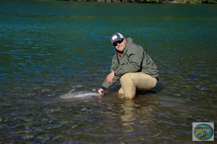 Fotos da pesca esportiva em Chaiten no Chile